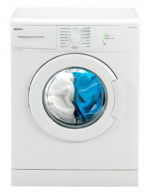 Waschmaschine mit Wäsche